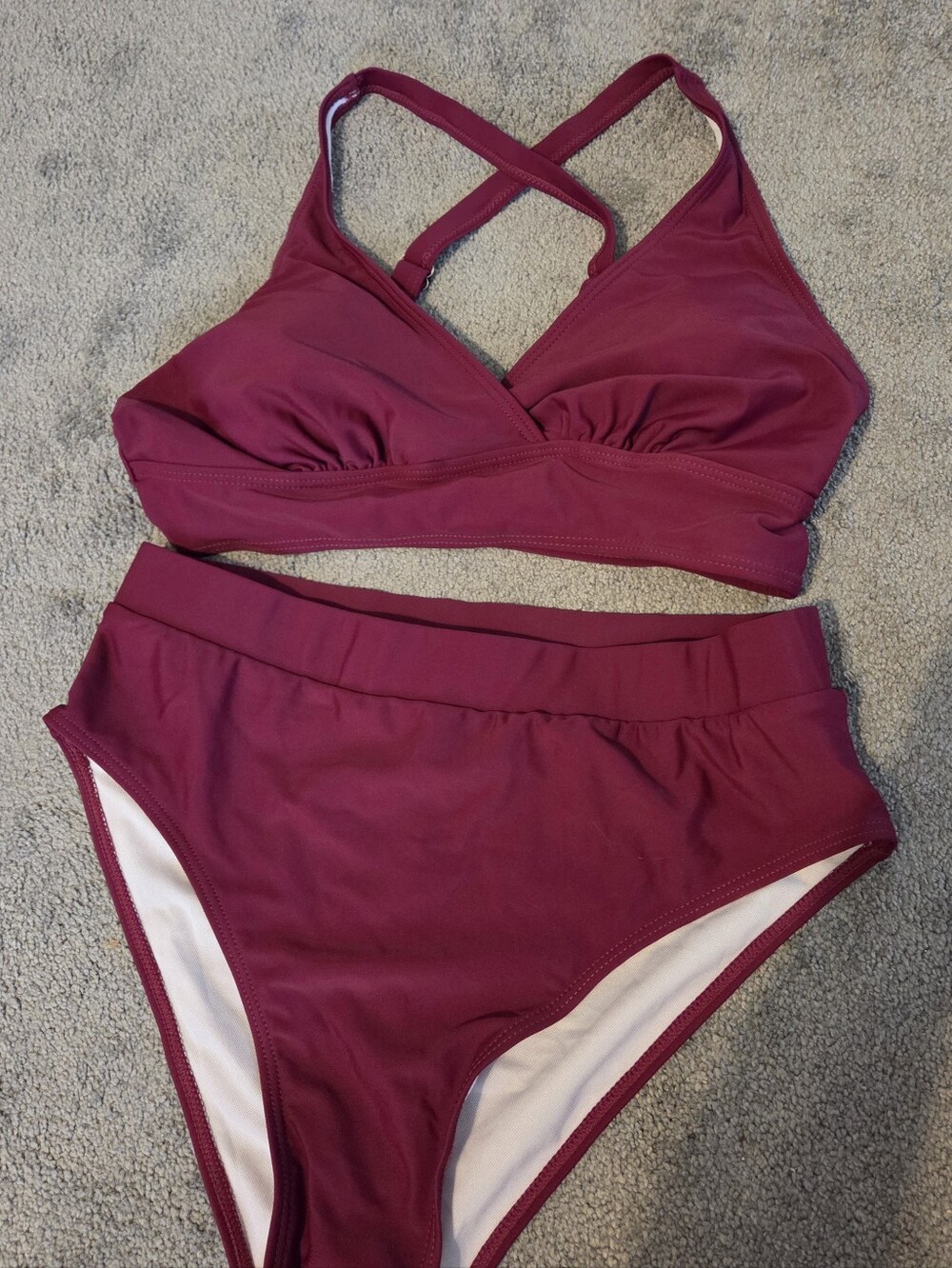 NEVER WORN Plus size Magenta Bikini size 14W